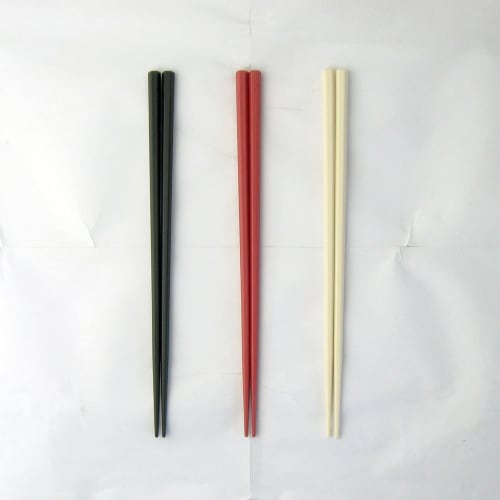 Nagao Chopsticks, 23cm, Set of 10, Black, Dishwasher Safe, SPS Resin, Commercial Use, Made In Japan