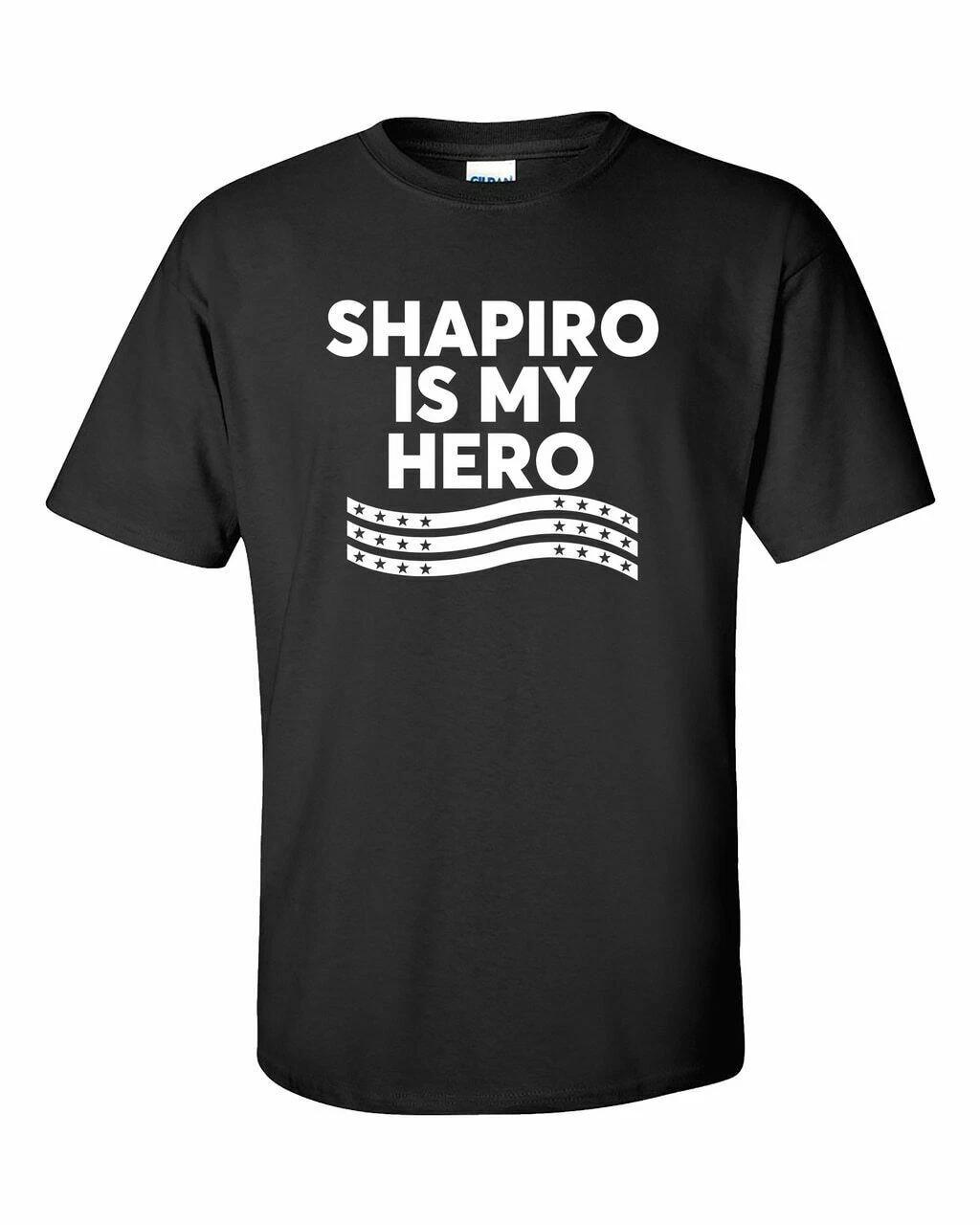 Politicians Shapiro Is My Hero Adult Unisex Short Sleeve T-Shirt L