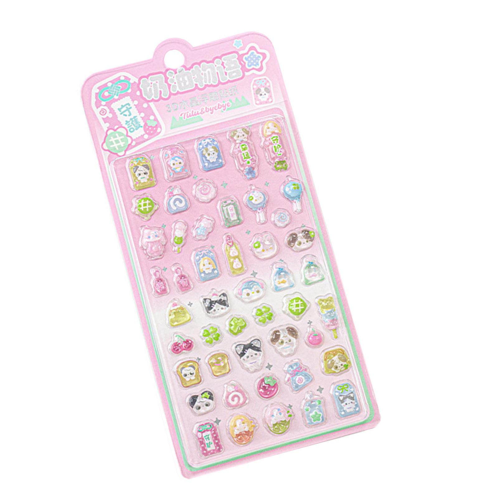 

3D Стереоскопическая Наклейка Эстетичная Наклейка Наклейка на Бутылку Кристальная Рельефная Наклейка Декоративная Наклейка Наклейка на Багаж 4