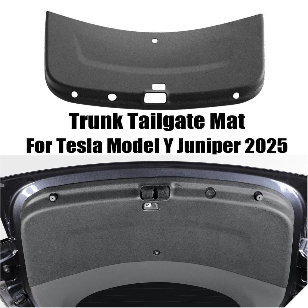 For Tesla Model Y Juniper 2025 Trunk Tailgate Mat TPE Trunk Protector Mat Interior Door Car Trunk Protective Panel Accessories