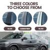 For Jaguar XF II X260 2015-2022 2016 2017 2018 2019 Bright Black Carbon Fibre Window Door B C Sticker P4