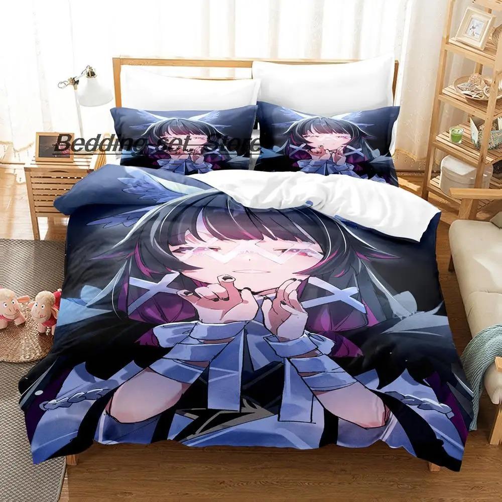 Game Genshin Impact Columbina Bedding Set Single Twin Full Queen King Size Bed Set Aldult Kid Bedroom Duvetcover Sets Anime Bed