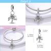 copper Plated Oiginal Design Color Music Guitar Microphone Dangle Charm Compatible With Bangle Bracelets Bead Women Do It Yourself Jewellery Making