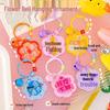 Inspirational Keychain with Bell Pendant - Cute Acrylic Bag Charm, Perfect Small Gift for Students.
