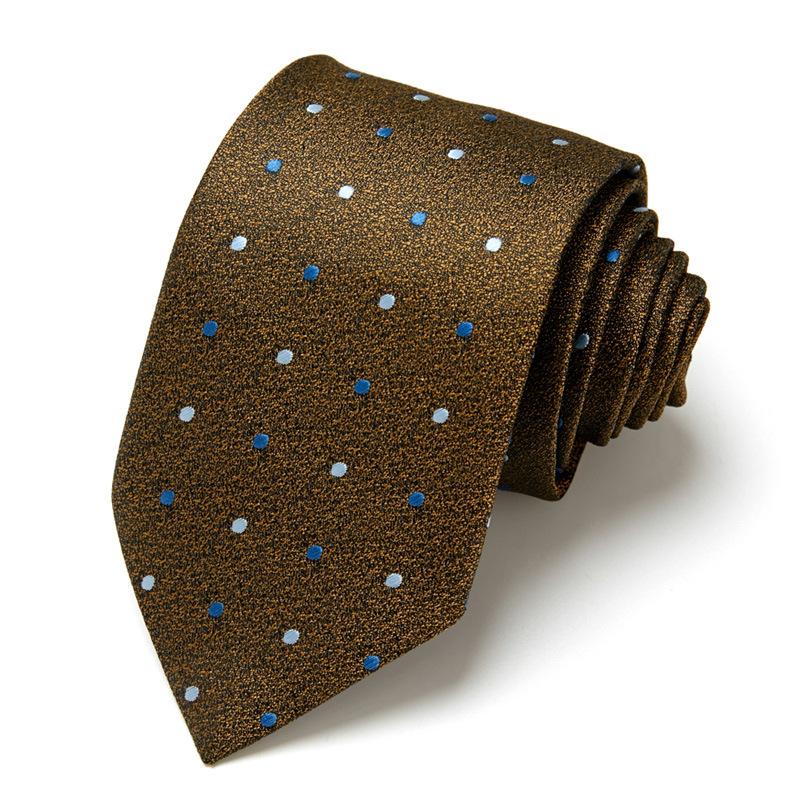 Men'S Business Tie Hand-Typed Professional Dress Interview Tie Men'S Polyester Silk