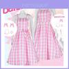 2023 Summer Season Barbie Cosplay Dress With Tight Polyester Fabric