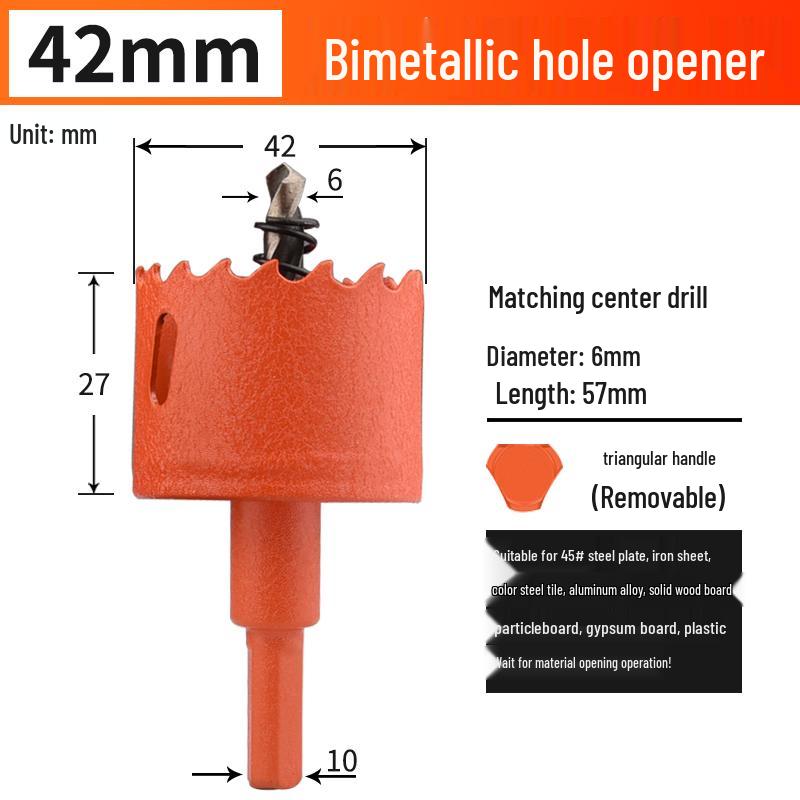 High-Quality 75mm Wood & Plasterboard Hole Saw Drill Bit for Downlights