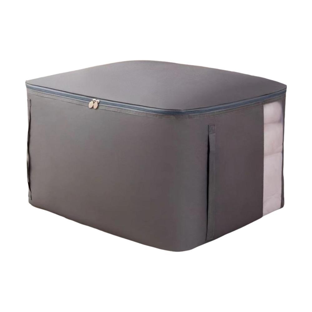 

Oxford Cloth Cotton Quilt Storage Bag Visible Clothes Moving Bag Quilts Storage Organizer Travel S сірий