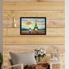 Paintings with Frame for Home Decoration Eiffel Tower, Painting for Living Room - Framed Painting for Wall Decoration, 12.5 X 18.5 Inches, Set Of 1