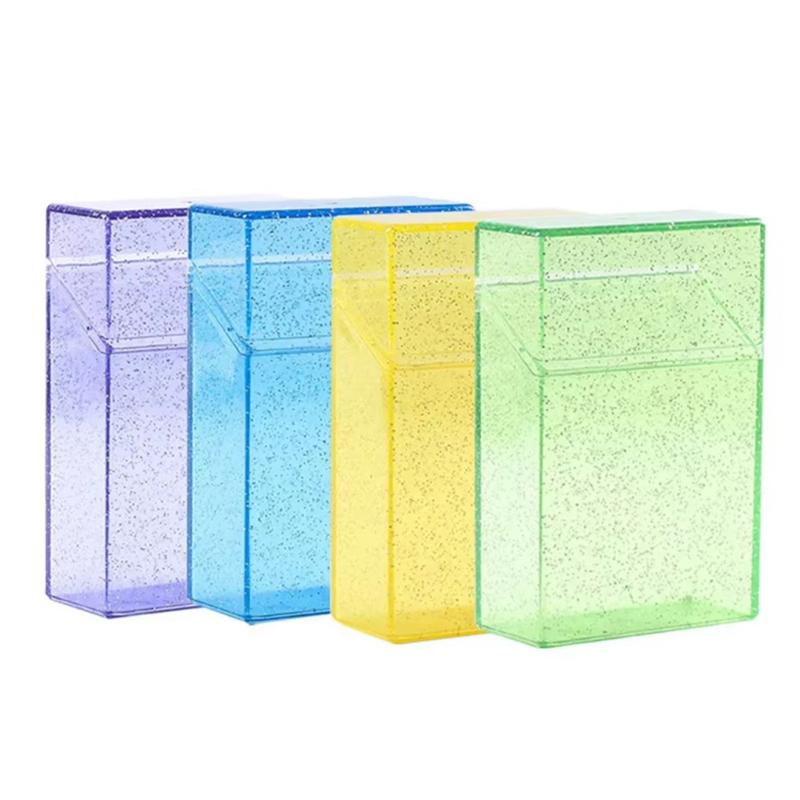 Aufbewahrungsbox für Fotokarten, Ins, transparente Blingbling-Box, Behälter, Idol, Kpop-Alben, Foto-Aufbewahrungsbox, Zigarettenetui