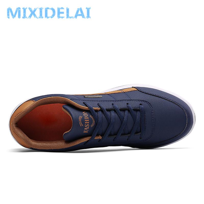 Men Summer Spring Autumn Casual Sneakers Leather Breathable LaceUp New Casual Fashion Shoes Lace Mens chaussure homme