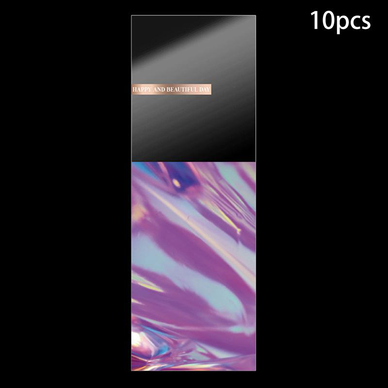 

10Pcs Valentine S Day Colorful Stamping Shining Bouquet Bags Korean Wrapping Paper For Flowers Party Supplies