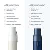 LARQ Granite White Bottle Filter - 500ml Water Bottle with Filter, Keeps Water Cold & Hot (Vacuum Flask), Removes Lead, Heavy Metals, Chlorine, and Ot