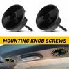 2 Hard Jeep Top Mounting Screw Knobs for Wrangler JK 07-17 Mount Tab Replacement