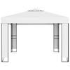 3 x 3 m Double Roof Gazebo in White