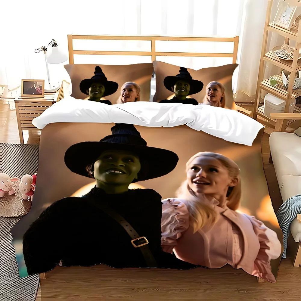 Federa per Cuscino Set Biancheria da Letto Film W-Witch Strega Cattiva Adulto Ragazzo Ragazza Decorazione Camera da Letto Regalo per Bambini Singolo Matrimoniale Grande