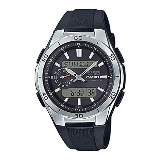 [Casio] Часы Wave Ceptor [Отечественный оригинальный продукт] Радиоприемник на солнечной батарее WVA-M650-1AJF мужские черные