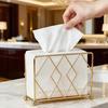 Metal Napkin Holder Tabletop Modern Napkin Dispenser Paper Napkin Holder Golden Upright Napkin Holder for Kitchen Countertops Dining Table Decor