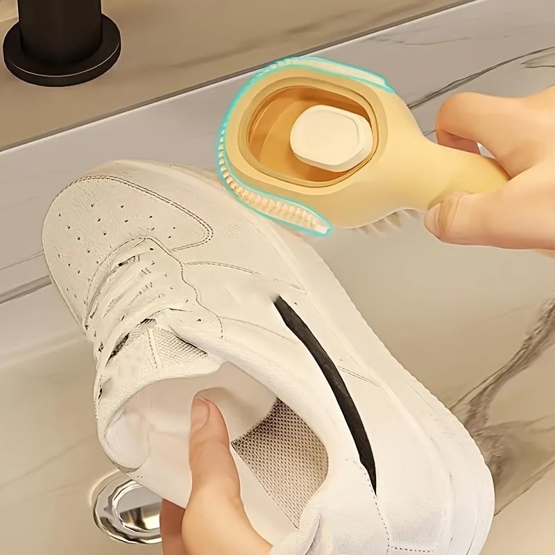 Multifunction Cleaning Shoe Brush Soft Automatic Liquid Shoe Brush Long Handle Liquid Clothes Brush Household Cleaning Tools