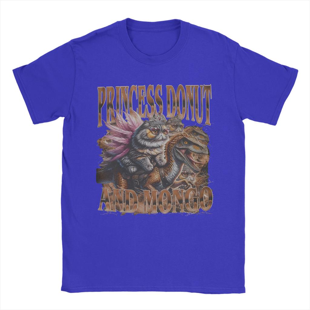 Mens TShirt Vintage 90s Princess Donut and Mongo Dungeon Crawler Carl 100 Cotton Tees T Shirt Round Collar Clothing New