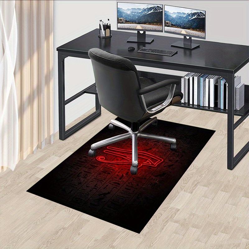 

1pc. Egyptian Hieroglyphics Red Neon Eye of Horus Rug for Home Decor, Office Carpet, Chair Cover, Outdoor Mat, Gift Item 60cm by 90cm