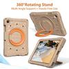 Magic Ring Rotation Holder Shockproof EVA Tablet Case For Samsung Galaxy Tab A11+ / A9+, With Adjustable Removable Shoulder Strap Protective Cover