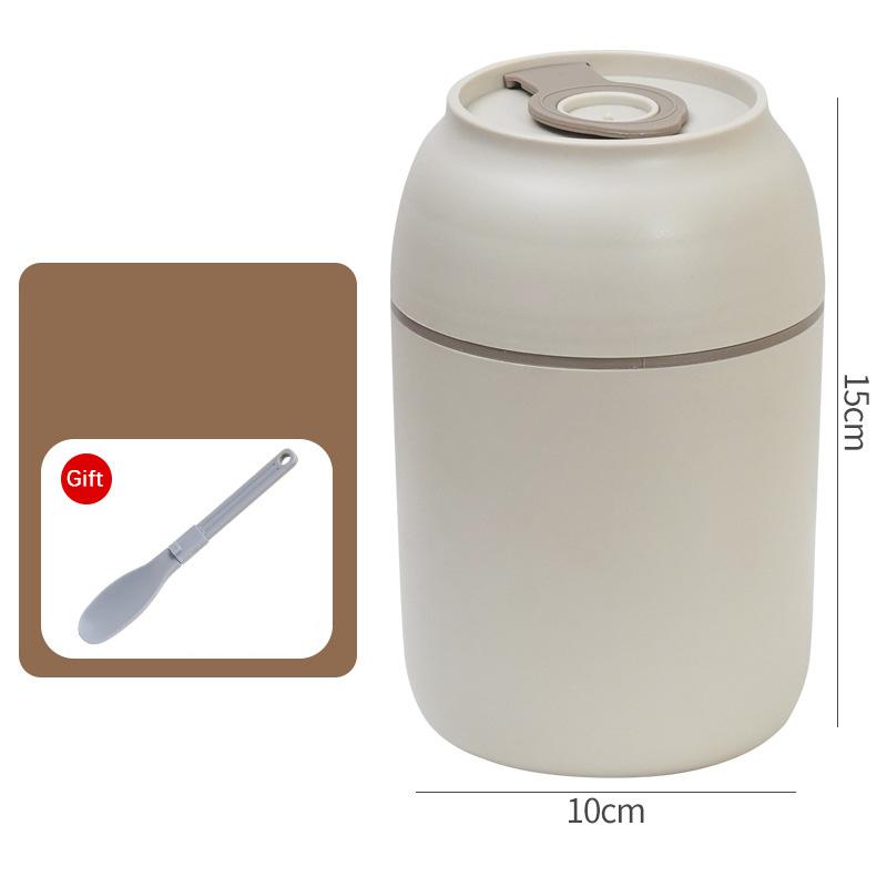 450ml Stainless Steel Lunch Box Thermal Breakfast Cup With Spoon Food Jar Containers Insulated Soup Thermos Vacuum Cup Lunchbox