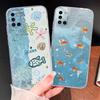 Handyhülle mit kreativem Fischmuster für Samsung Galaxy A31 A51 A71 4G 5G, weiches, transparentes TPU-Silikon, leichte Bumper-Hülle