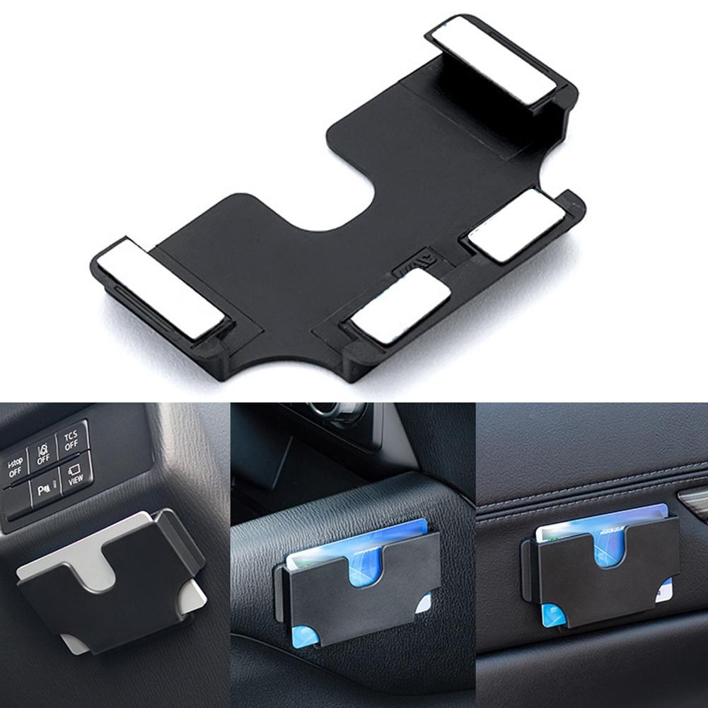 Newest Car Mounted Card Holder Voucher Storage Box Car Refueling High-Speed Card Slot Card Hoider Creative Utensils
