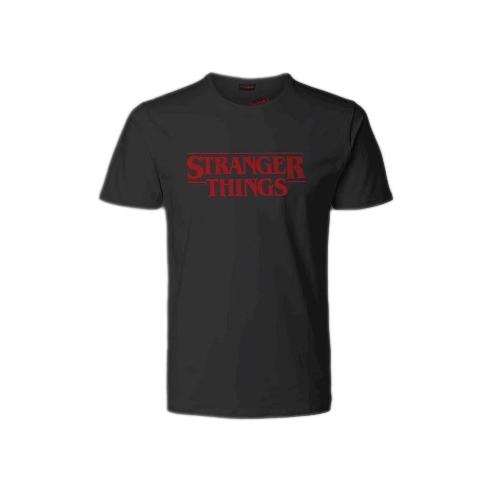 Stranger Things Official Netflix Original Written T-Shirt Jersey T-Shirt- S