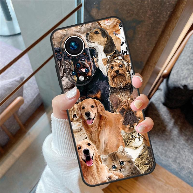 French Bulldog Beagle Dogs Pattern For Honor Magic 8 Pro 7 6 5 Lite Case Cover For Honor 200 400 50 70 90 X8a X8b X9a X9b X9c
