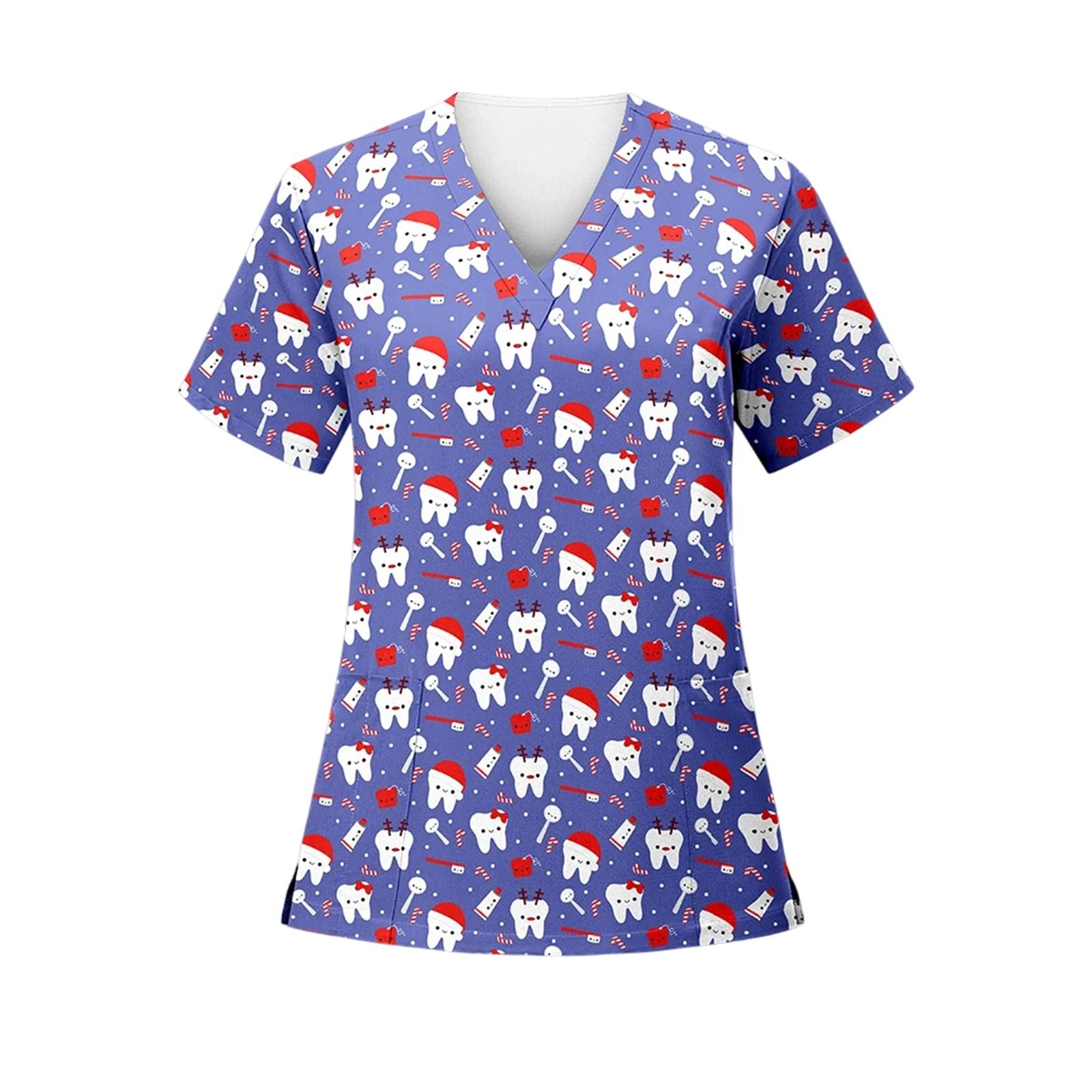 

Женская свободная модная футболка с короткими рукавами, принтом в виде зубов, V-образным вырезом, застежкой на пуговицы и боковым разрезом S фиолетовый