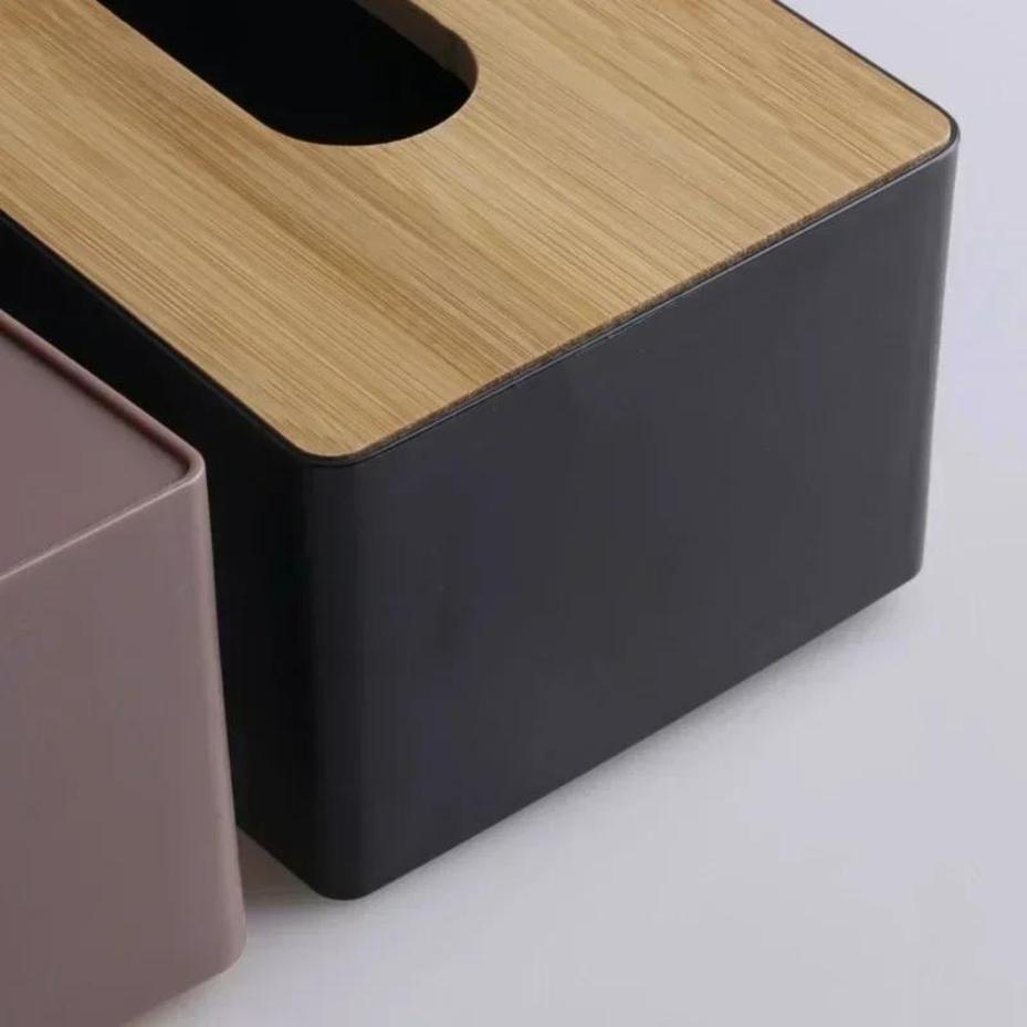 New Paper Box Desktop Tissue Box Home Living Room Creative Multifunctional Coffee Table Remote Control Mobile Phone Storage Box