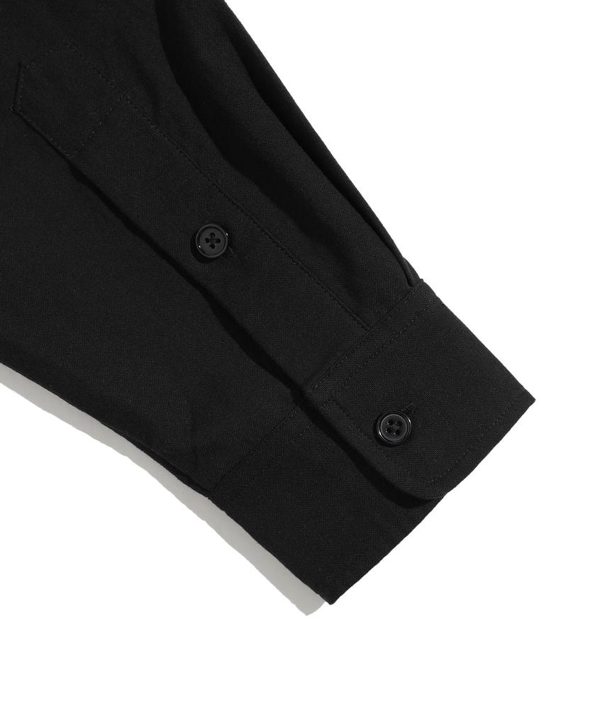 NICEGHOSTCLUB Ffats Girl Oxford Big Big Shirt_Black(Ng2Esuw301A)