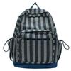 Schoolbag Japanese Retro Star Striped Denim Backpack Large Capacity Travel Bag Student Schoolbag Computer Bag Backpack