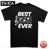 Unisexs Best Dad Ever Music Daddy Father Musician Gift T Shirt Tee Top Tshirt Gift for Friends Y2K Loose Trendy Retro Aesthetic