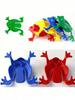 11 Pack Plastic Press Jump Frog Toys, Cute Finger Press Bouncing Frogs, Fun Stress Relief Toys, Perfect Party Favors