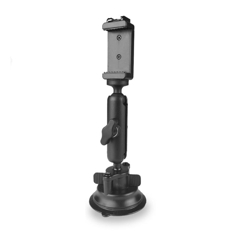 High Stability Car Window Camera Mount with 1/4" Screw 360 Degree Rotation Suction Cup for Sports Cameras Accessories