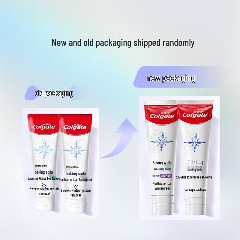 Colgate Powerful White Baking Soda Toothpaste Twin Pack