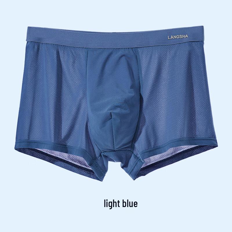 Langsha Men s Simple Nylon Boxer Briefs XXL