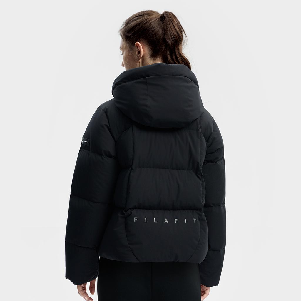 FILA Fitness Series Simple Solid Color Casual Sports Versatile Warm Comfortable Down Jacket Women outerwear A11W541905FBK