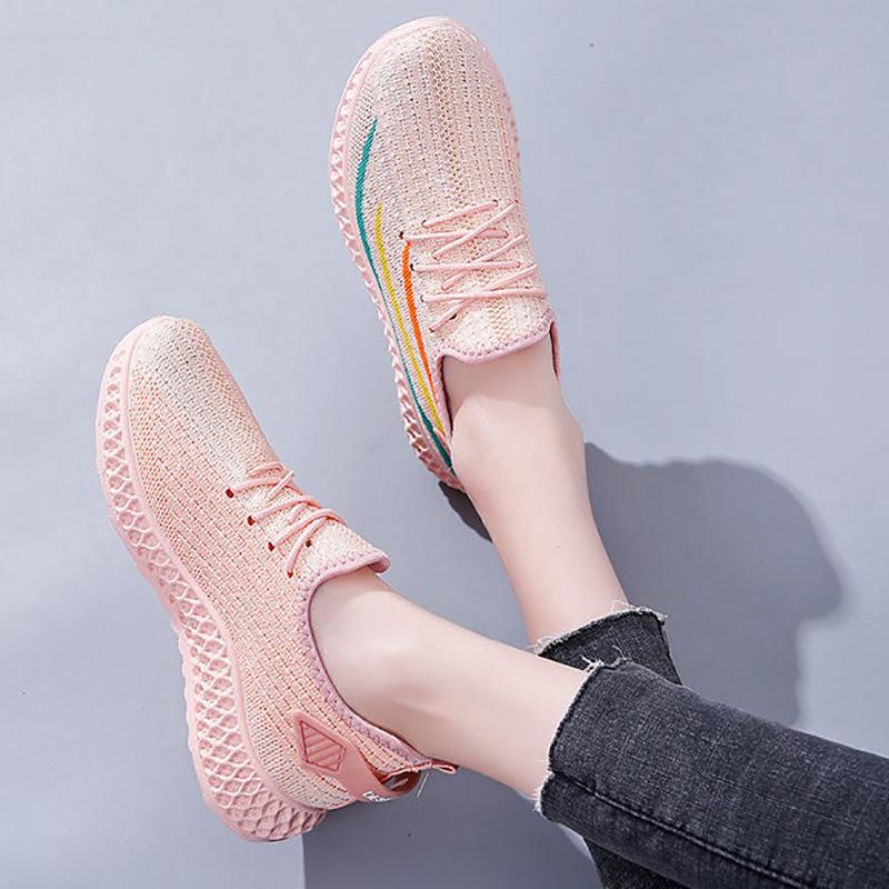 Women's Fashion Women's Clearance Shoes Sports Female Students Korean Fashion Shoes Versatile Breathable Running
