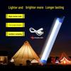 USB Rechargeable LED Emergency Tube: Magnetic Suspension for Home, Camping, and Market Lighting