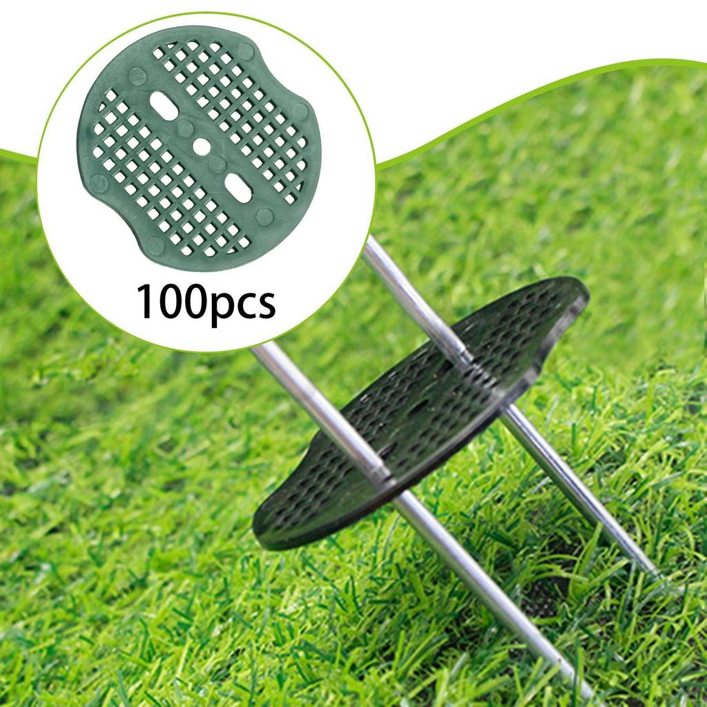 Garden Clamp Damper Discs, Landscape Stakes, Seals, Yard Pins, Lawn Fixing Pads, Barrier ,