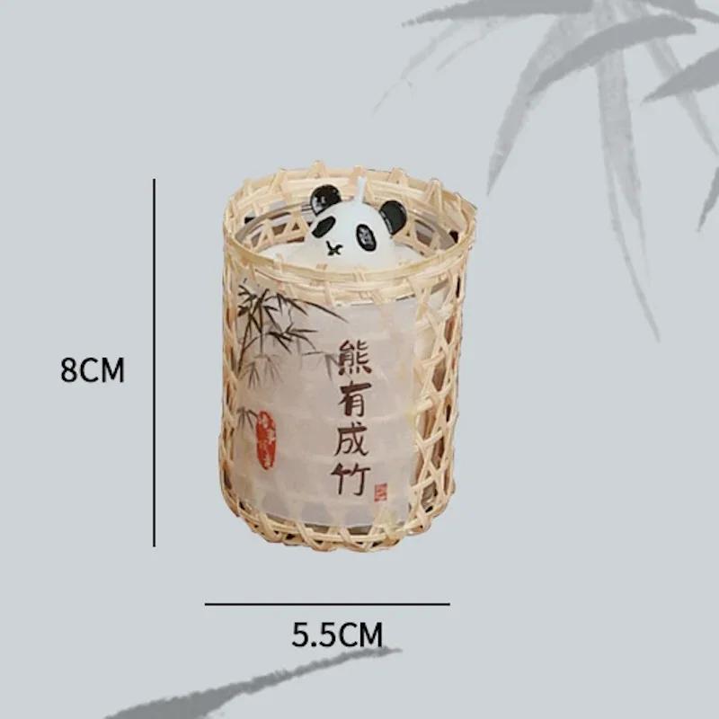New Chinese Panda Aroma Candle Living Room Table Tabletop Decoration Home Scent Ambiance Decoration Room Art Aesthetics