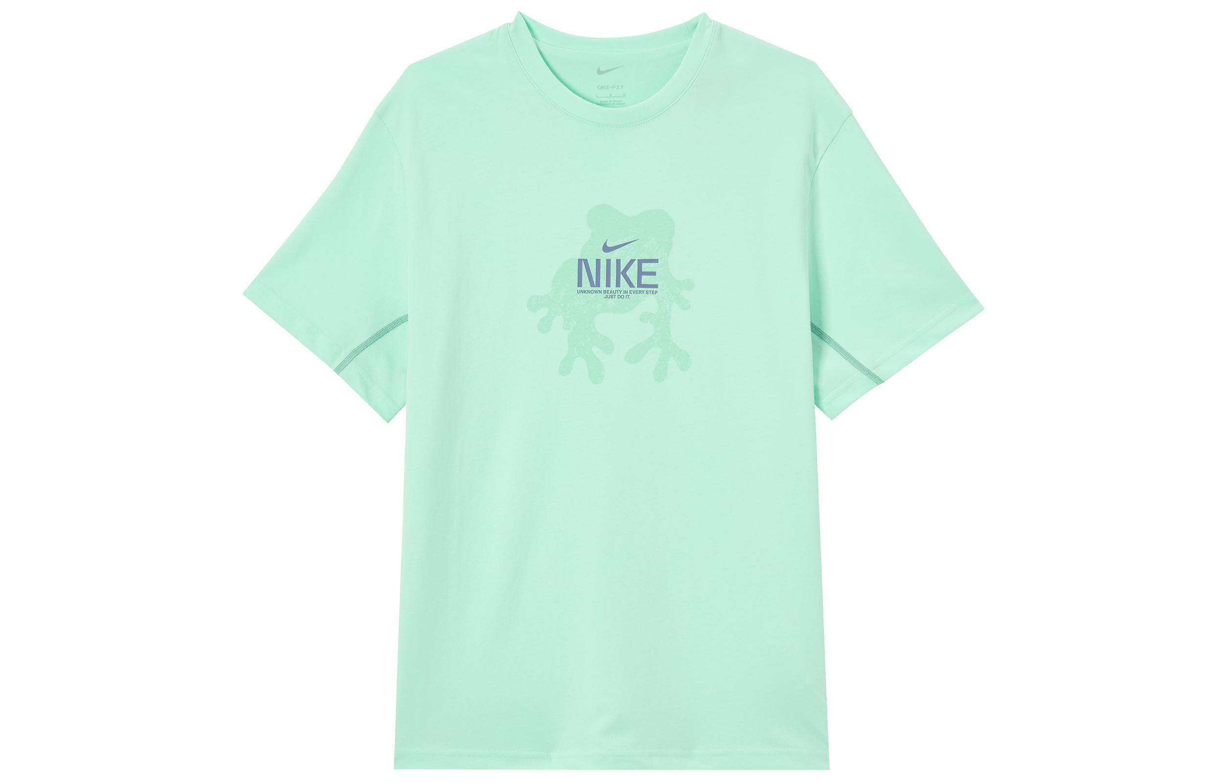 Nike Dri Fit T Shirts Men s Foam Mint Green Crew Neck Moderate IH8661-353 M