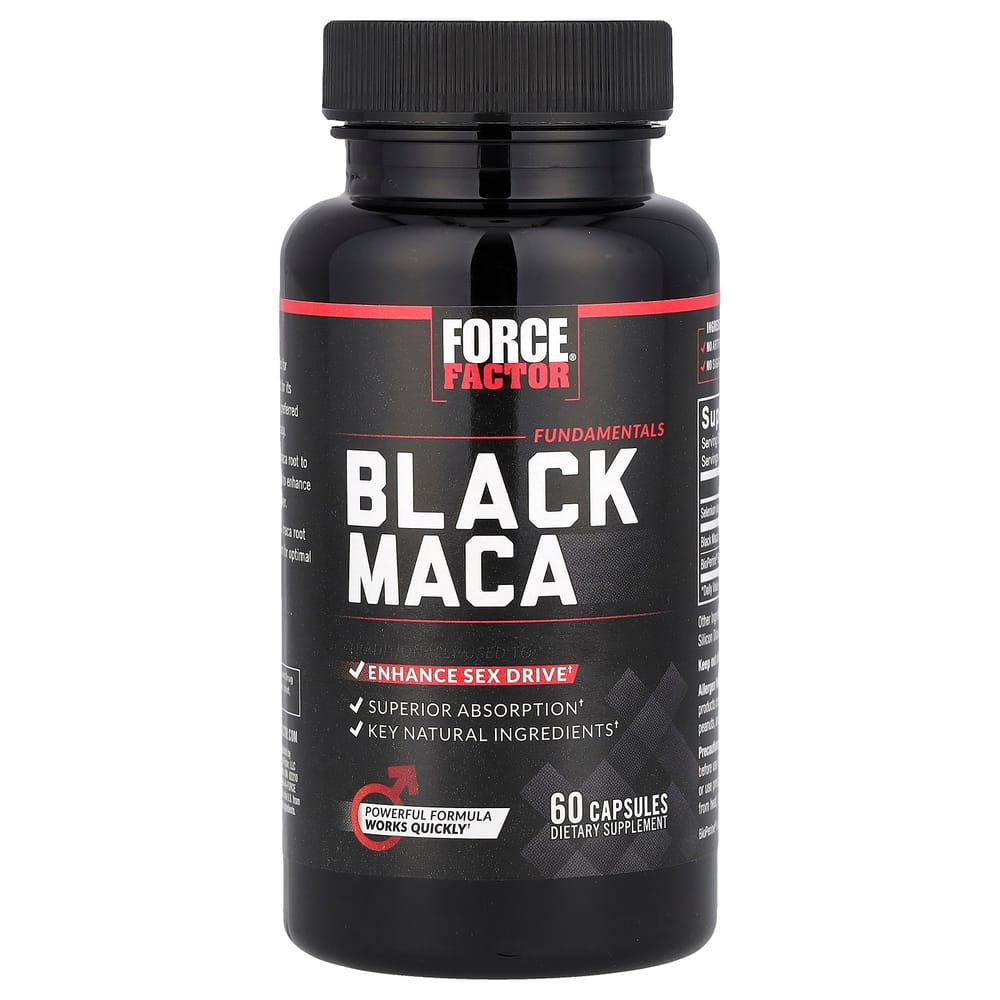 

Force Factor Black Maca Capsules 60 Count 60 pcs - 1 ea