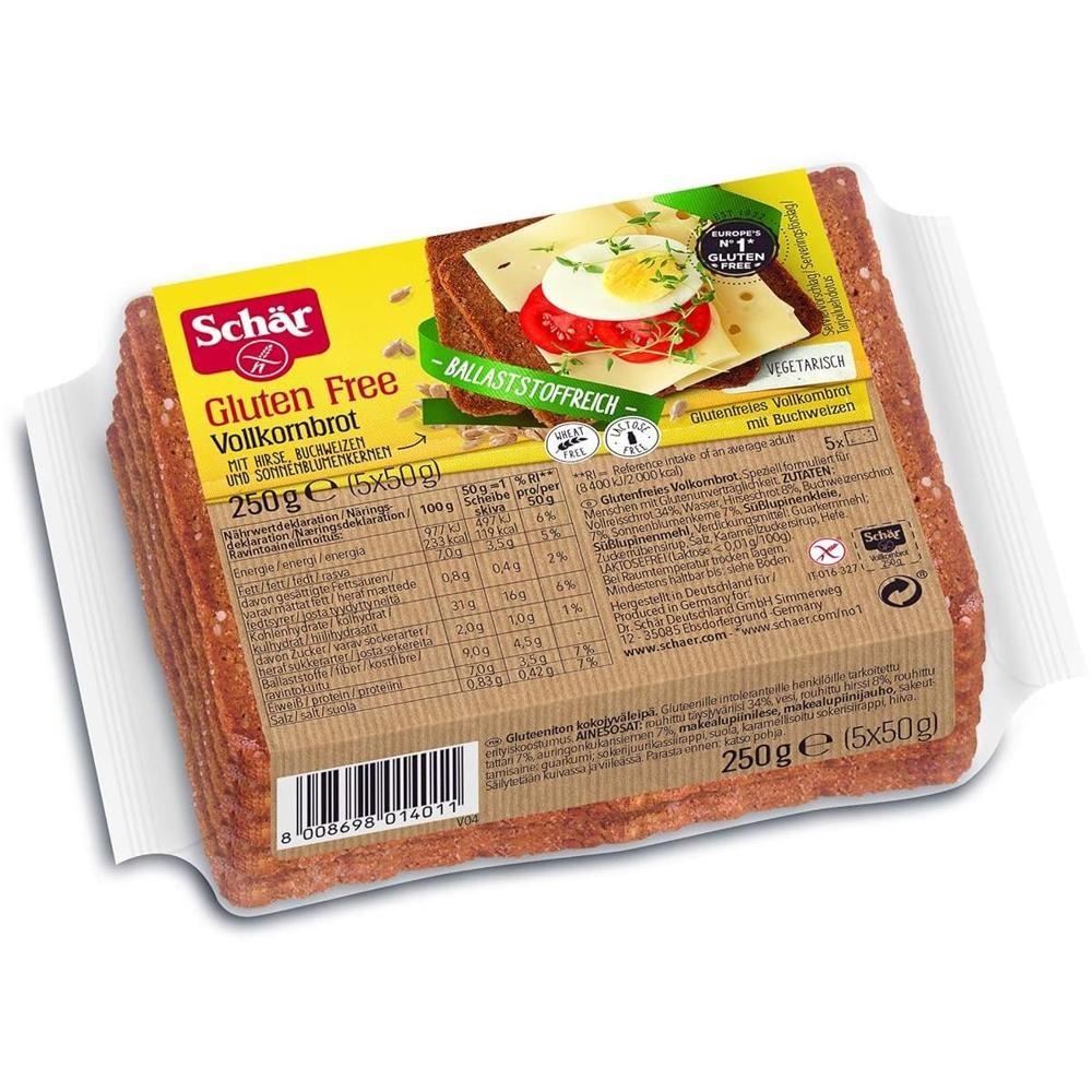 Whole Wheat Bread 250g 12 Pcs