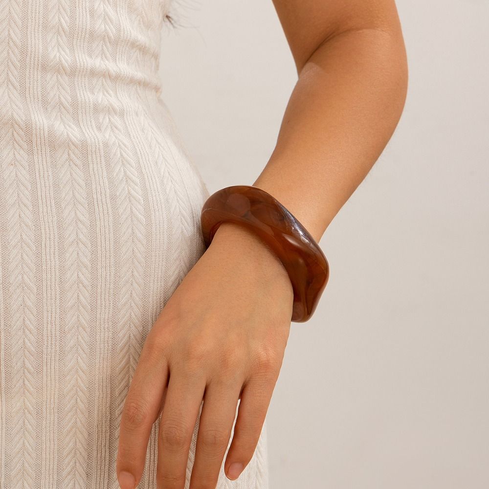 Exaggerated Wide Chunky Bangles Bohemian Geometric Charm Bracelets  Gifts for Women Girl