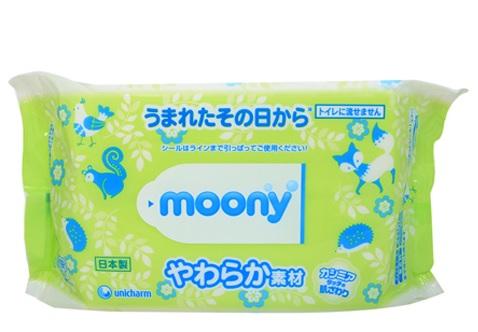 Moony Vlhčené ubrousky 76 ks